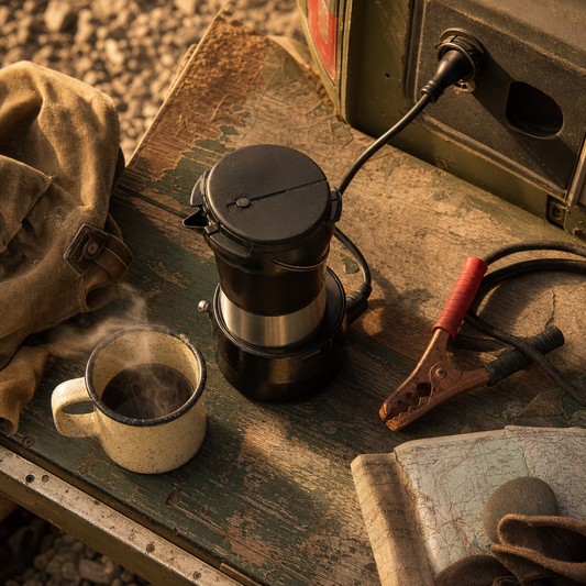 Can You Brew Camp Coffee From a Car Battery or 12-Volt Outlet Without Draining the Vehicle Overnight?