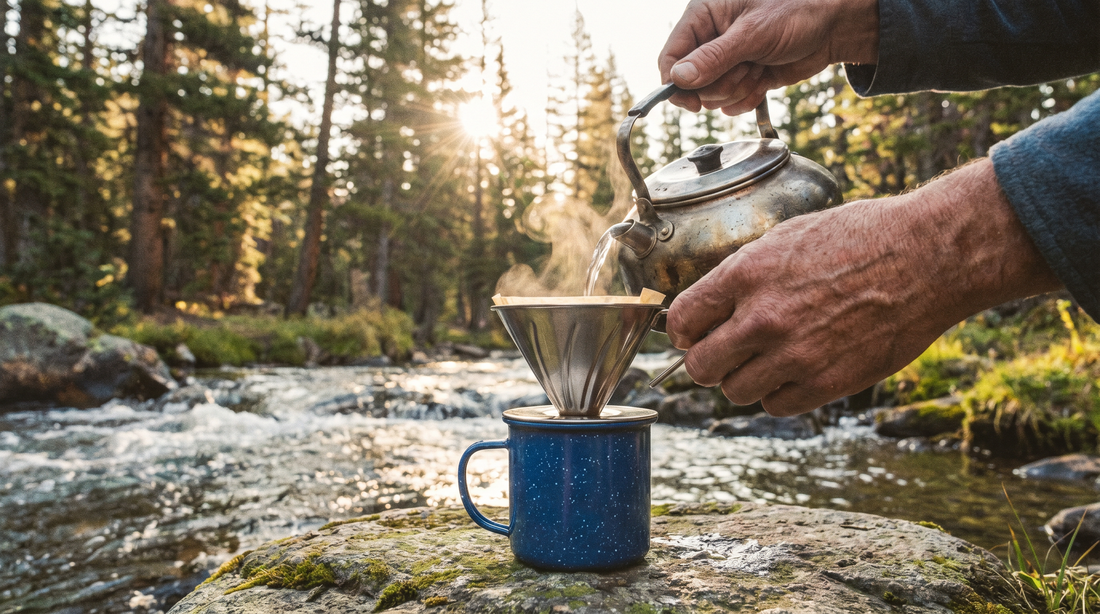 How to Make Pour-Over Coffee While Camping