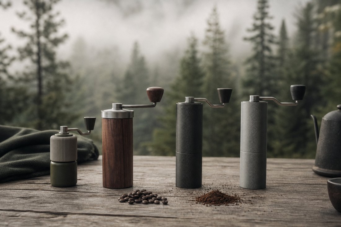 Best Hand Coffee Grinders for Camping (2026): 7 Compared by Weight, Burrs and Price