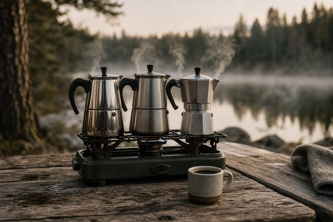 Stainless Moka Pots for Camping and Induction (2026): 6 Compared