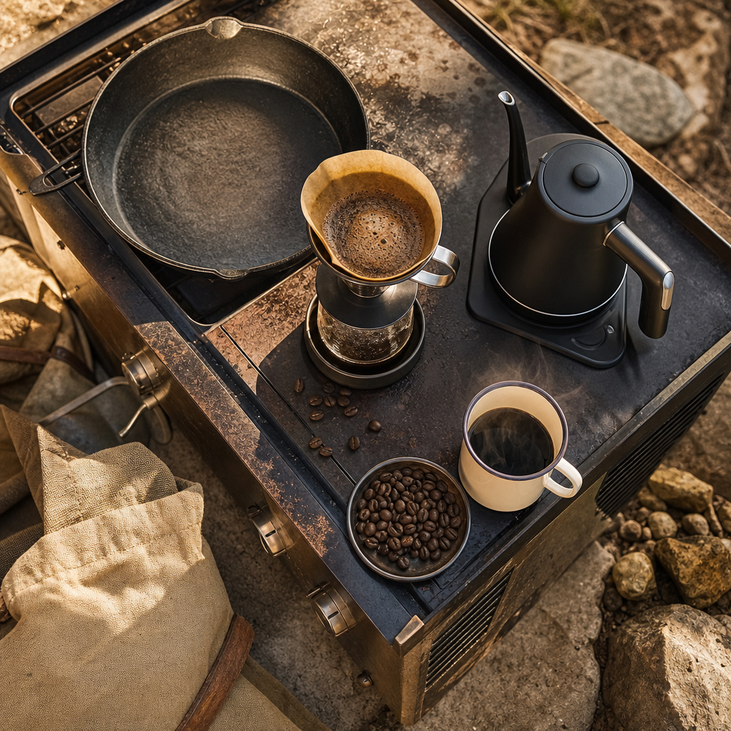 Can You Brew Camp Coffee on a Traeger, Blackstone, or RV Electric Kettle Pedestal?