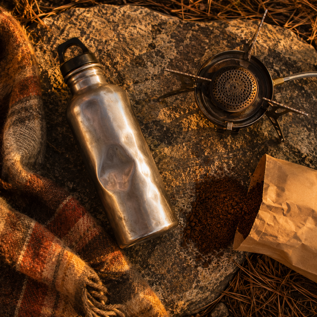 Can You Brew Coffee in a Stainless Steel Water Bottle While Camping?