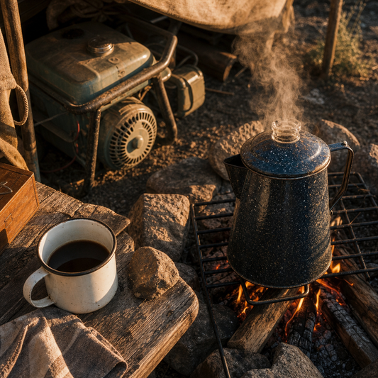 Can You Brew Camp Coffee If Your Site Has a Generator Quiet Hours Window From 8 P.M. to 8 A.M.?
