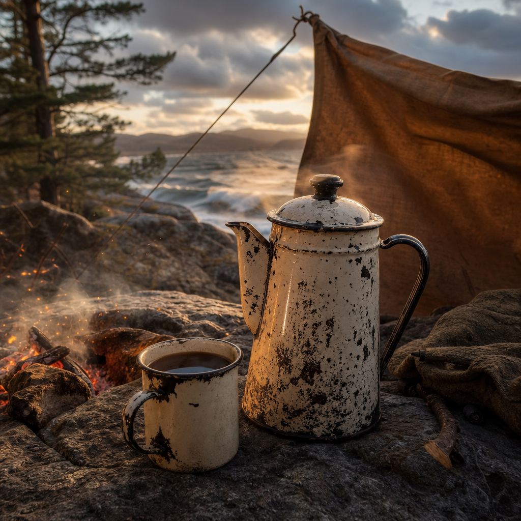 Can You Brew Camp Coffee If Your Campsite Has a Fire Whirl, Ember Shower, or 30-Mph Gusts Off the Lake?