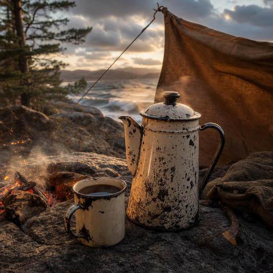 Can You Brew Camp Coffee If Your Campsite Has a Fire Whirl, Ember Shower, or 30-Mph Gusts Off the Lake?