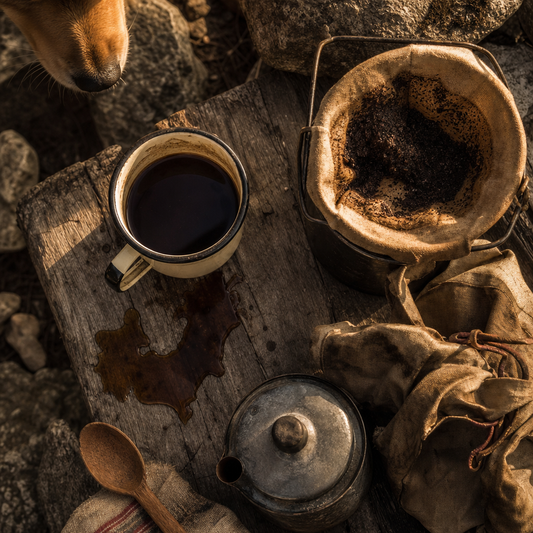 Can Camp Coffee, Spilled Brew, or Used Grounds Poison a Dog at the Campsite?