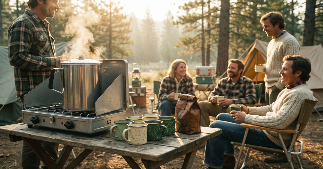 Car Camping Coffee Station: How to Set Up and Brew for a Group of 6+