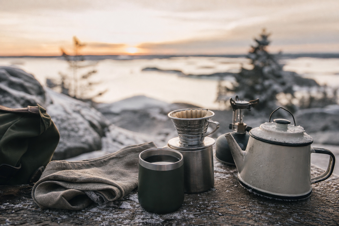 The Best Coffee Gear for Winter Camping 2026