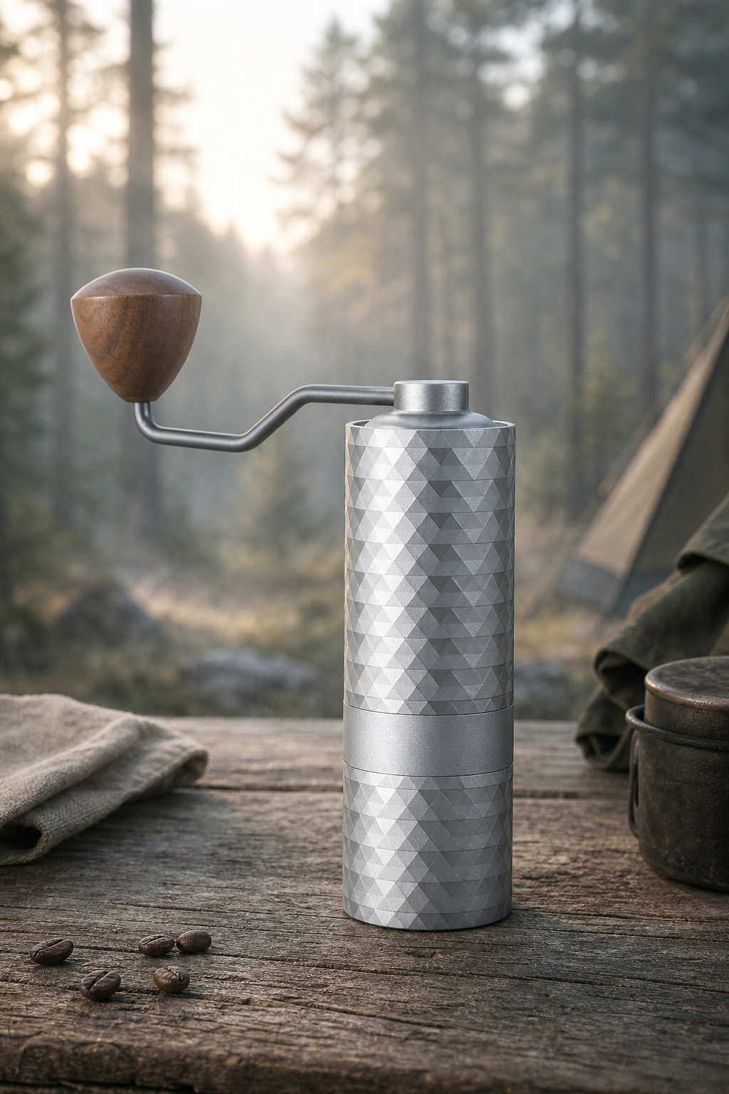CNC Stainless Steel Manual Coffee Grinder