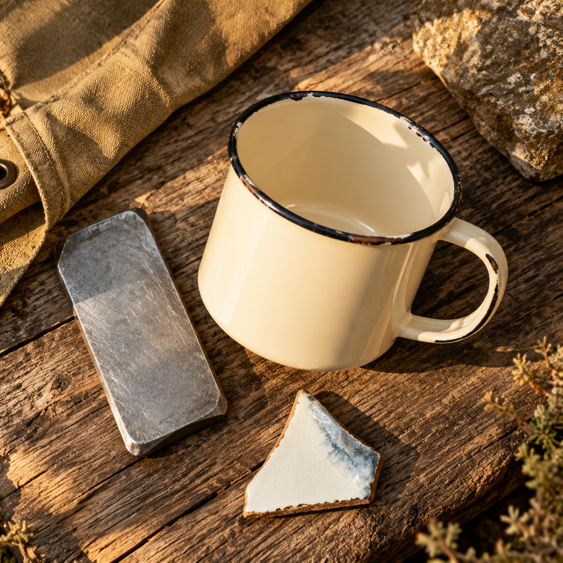 What Are Enamel Camp Mugs Made Of? Steel, Porcelain, and What to Buy