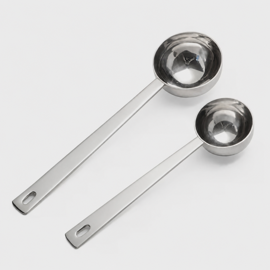 Long-Handle Stainless Coffee Scoop, 15 ml