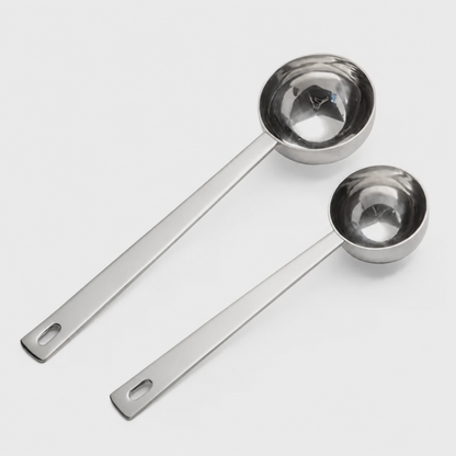 Long-Handle Stainless Coffee Scoop, 15 ml