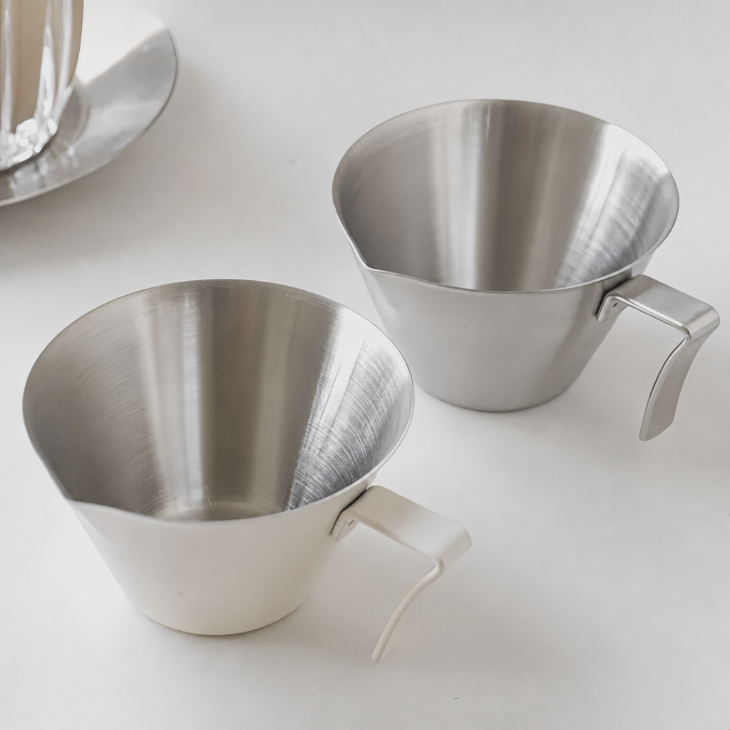Stainless Steel Espresso Shot Cup, 100 ml with Scale