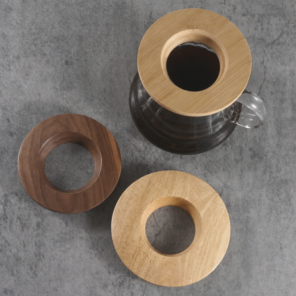 Wooden Pour-Over Dripper Stand Ring