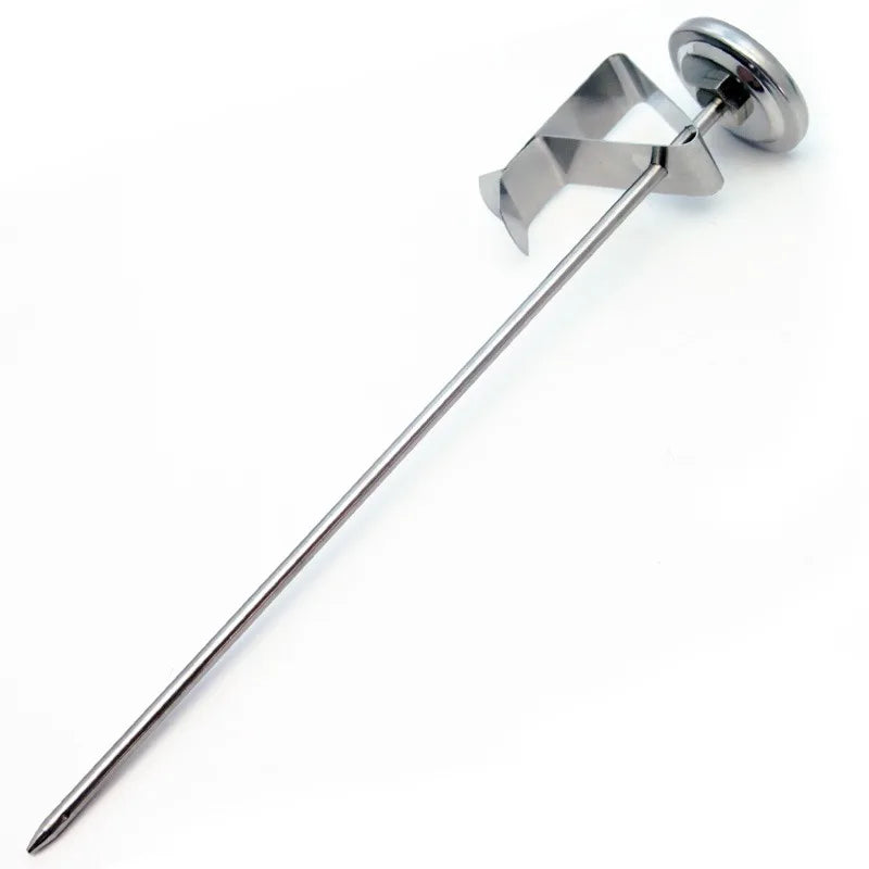 Stainless Steel Coffee & Milk Thermometer with Clip