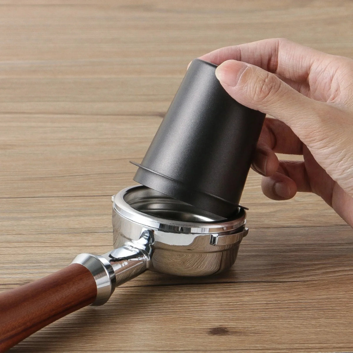 Stainless Steel Coffee Dosing Cup, 51/53/58 mm