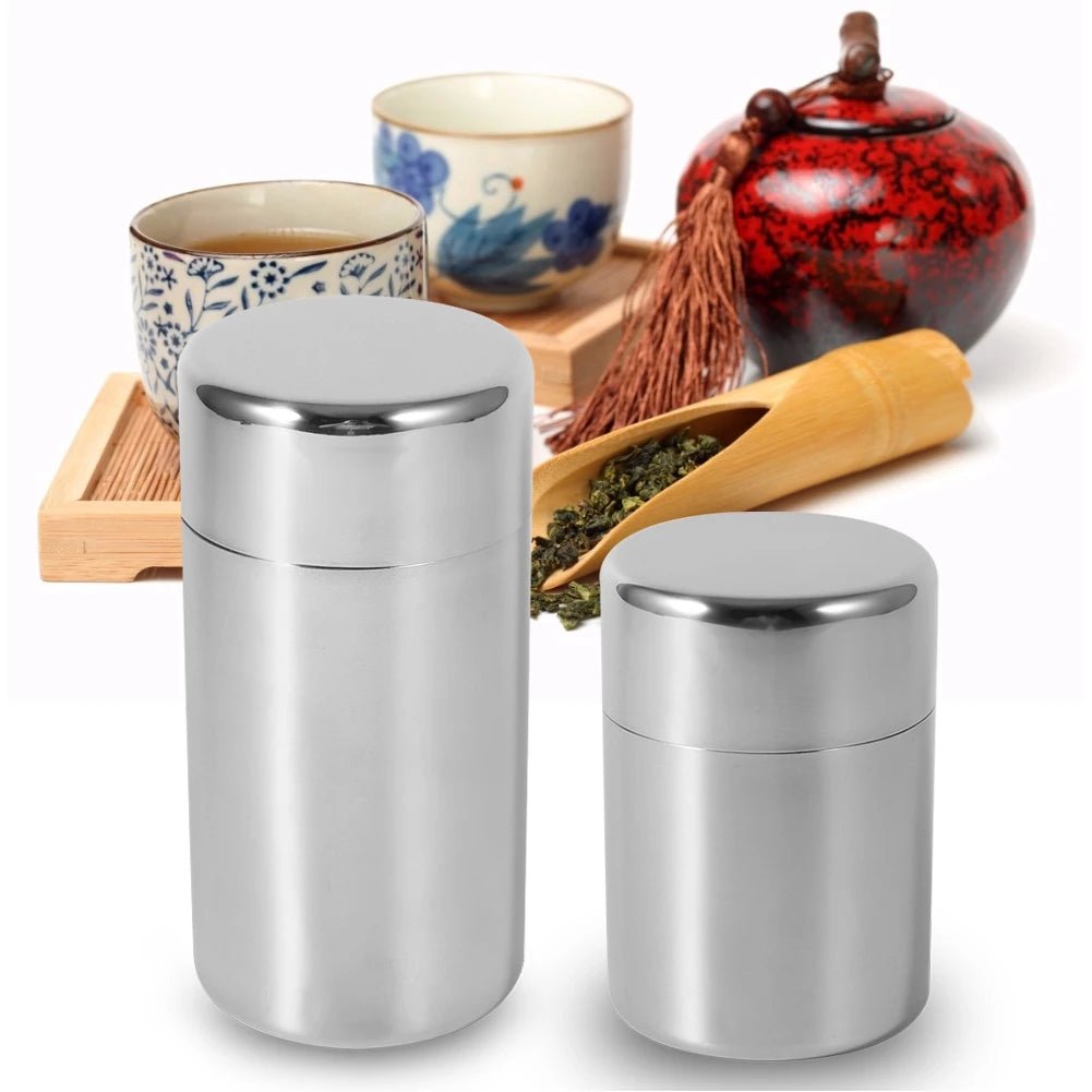 304 Stainless Steel Coffee & Tea Canister