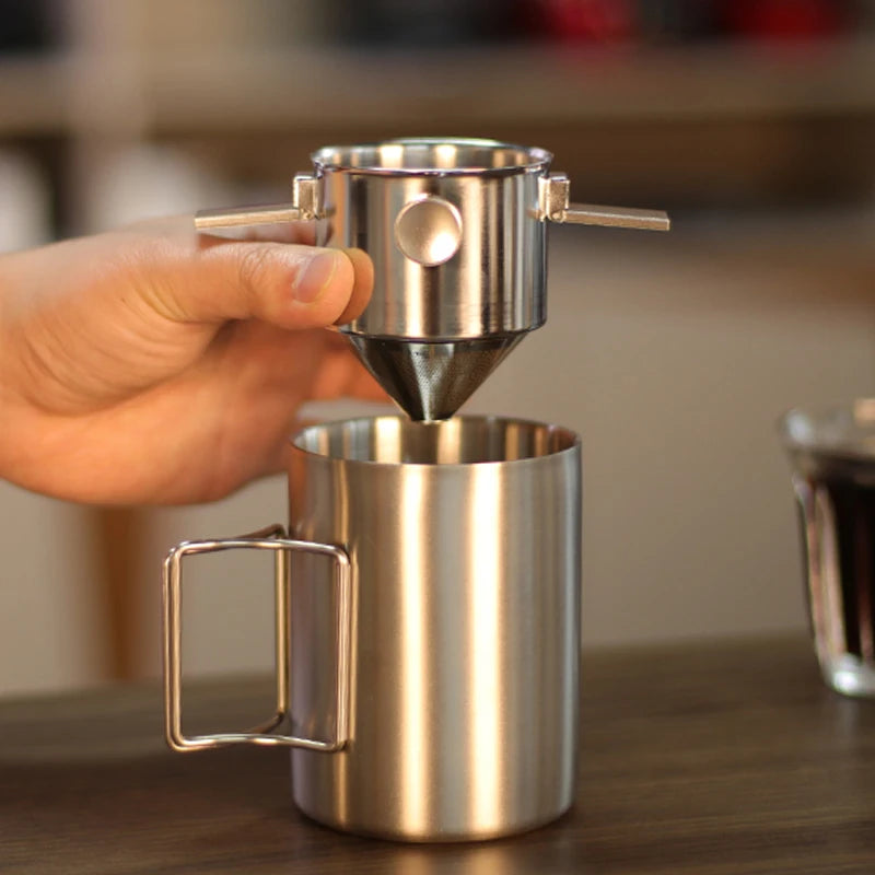 304 Stainless Steel Hanging-Ear Coffee Filter