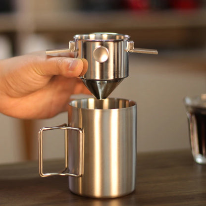 304 Stainless Steel Hanging-Ear Coffee Filter