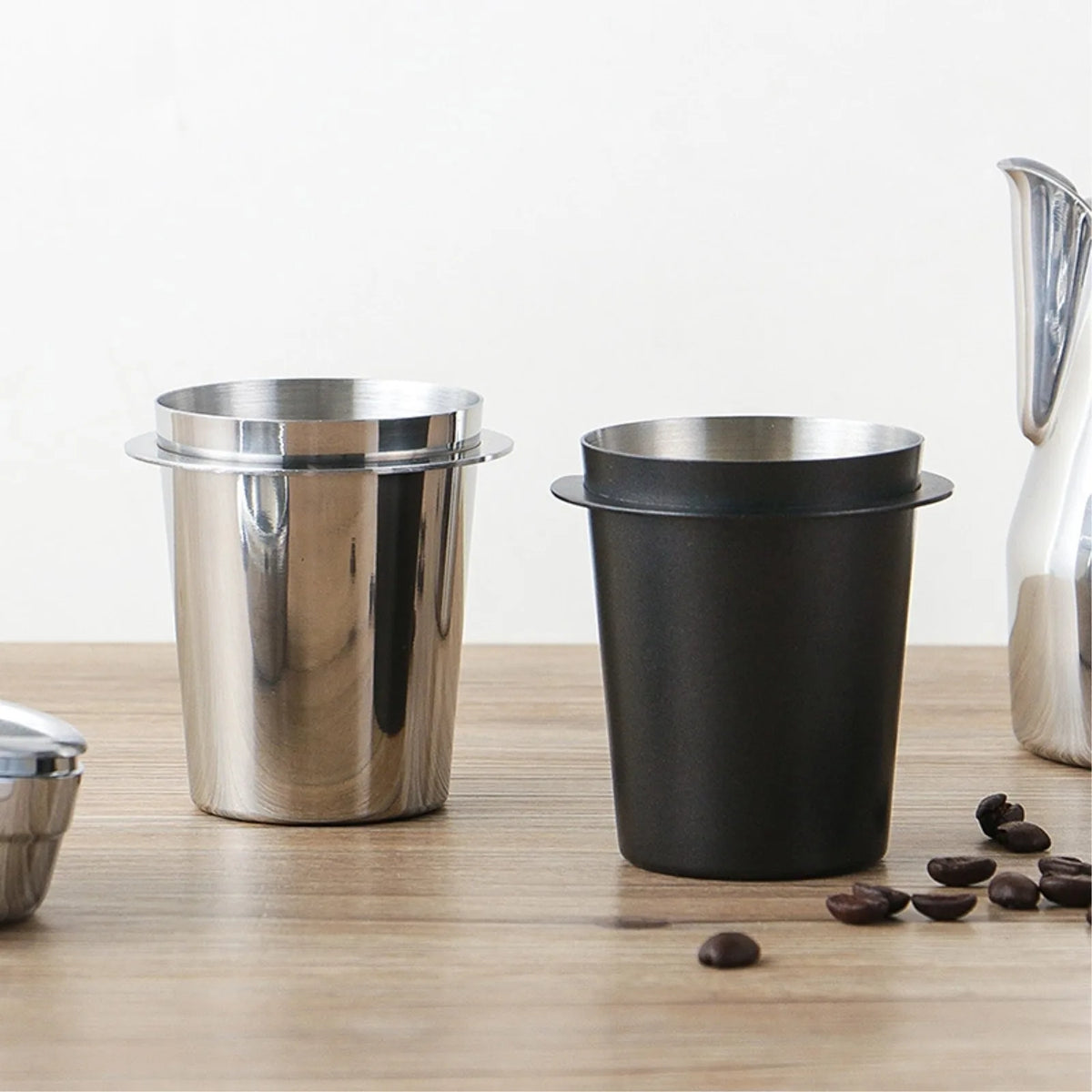 Stainless Steel Coffee Dosing Cup, 51/53/58 mm