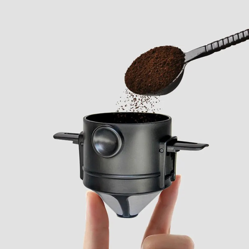 Collapsible Stainless Mesh Coffee Filter