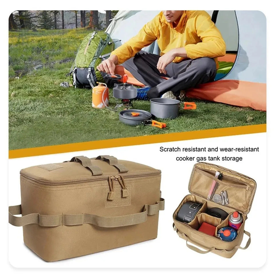 500D Nylon Waterproof Bean Pouch close-up showing durable fabric weave and reinforced stitching detail