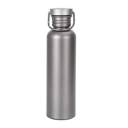 Titanium Water Bottle with Carry Loop