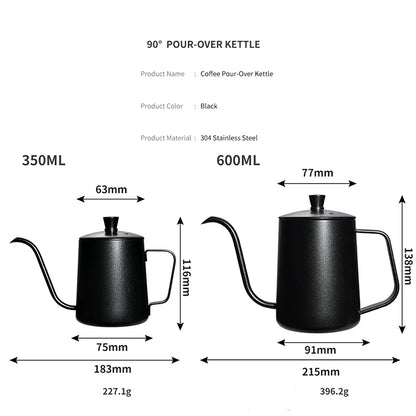 Stainless Gooseneck Kettle, 600 ml — view 2