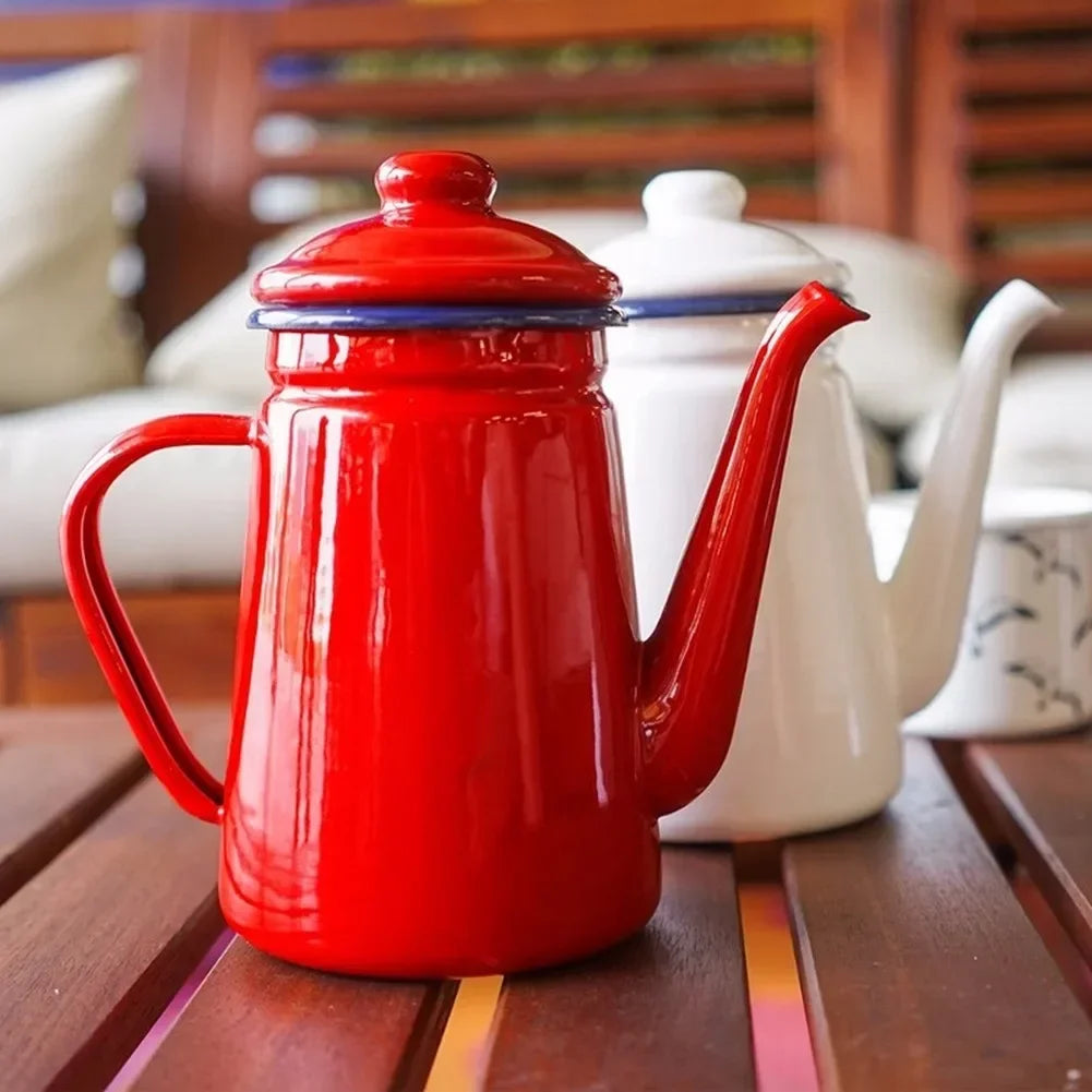 Enamel Coffee Pot — view 3