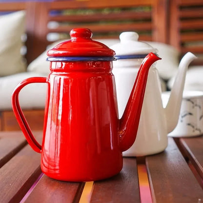 Enamel Coffee Pot — view 3