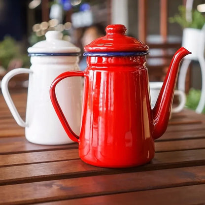 Enamel Coffee Pot — view 1