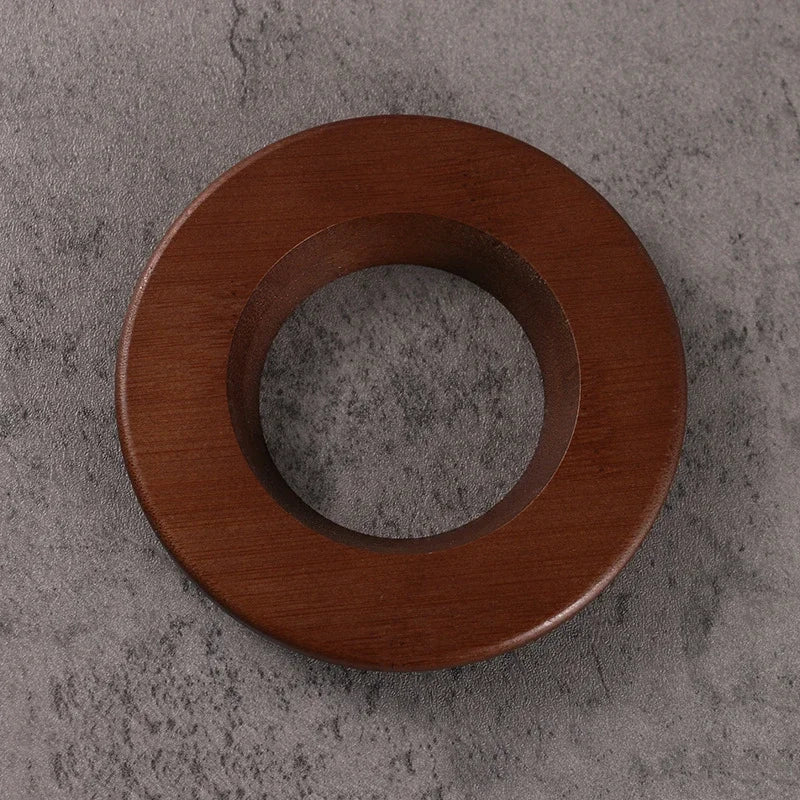 Wooden Pour-Over Dripper Stand Ring, Dark Bamboo