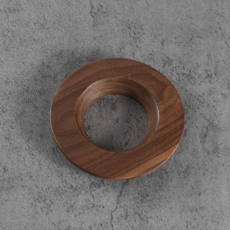 Wooden Pour-Over Dripper Stand Ring, Walnut