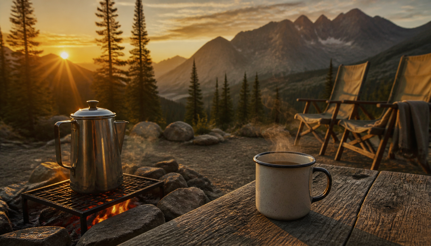 Ridgebrew brand story — premium camping coffee gear